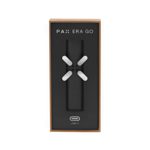 Pax Era Go in Black packaging.