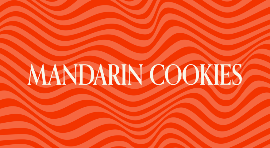 Mandarin Cookies with Your Midnight Scroll