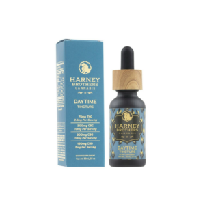 Harney Brothers Daytime Tincture with 2.5 mg of THC, CBC, CBG, and CBD for balanced daytime support.