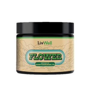 Livwell cannabis jar.